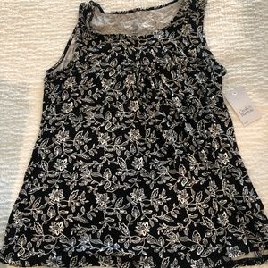 Womens Black and white tank top